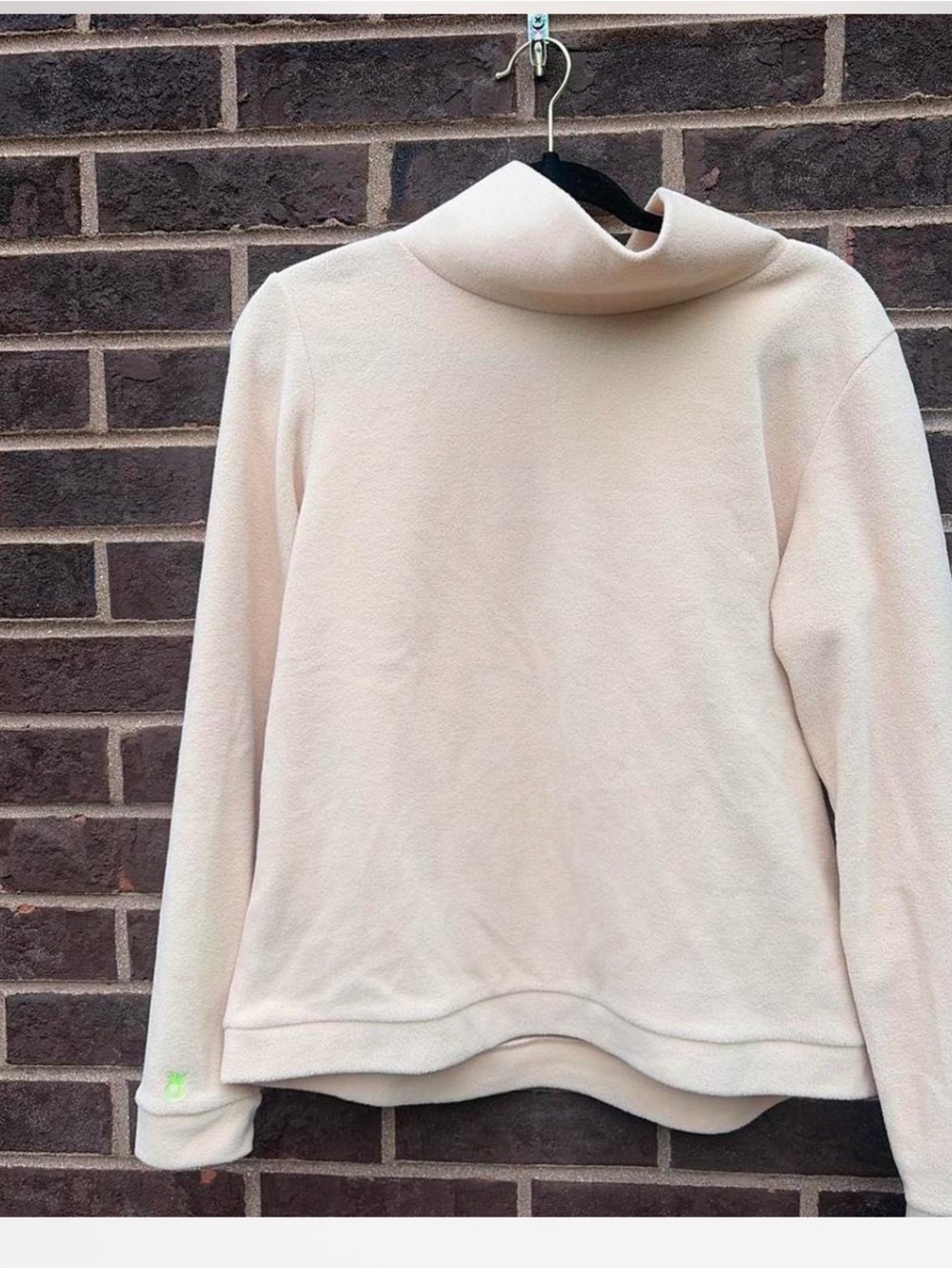 Dudley Stephens Cream Funnel Neck Pullover
